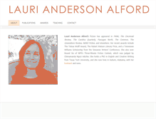 Tablet Screenshot of lauriandersonalford.com